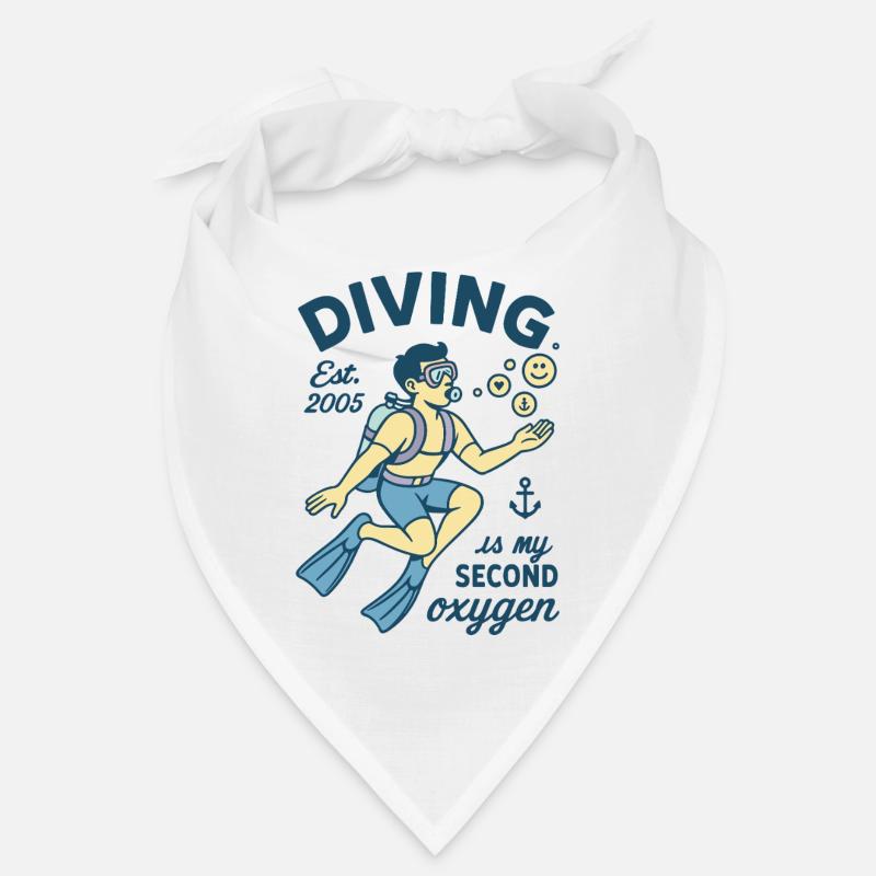 Diving Est. 2005 Is My Second Oxygen Bandana