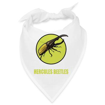 Herkuleskäfer - Bandana - Weiß - Vorne