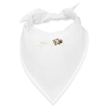Frogfish Anglerfisch - Bandana - Weiß - Vorne