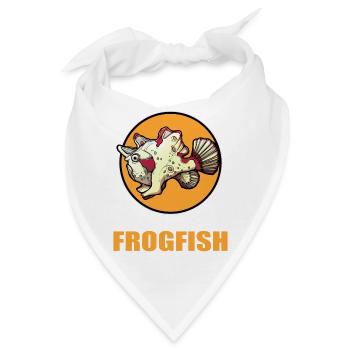Frogfish Anglerfisch - Bandana - Weiß - Vorne