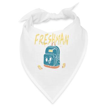 Freshman Cartoon Backpack Character Fun - Bandana - Weiß - Vorne