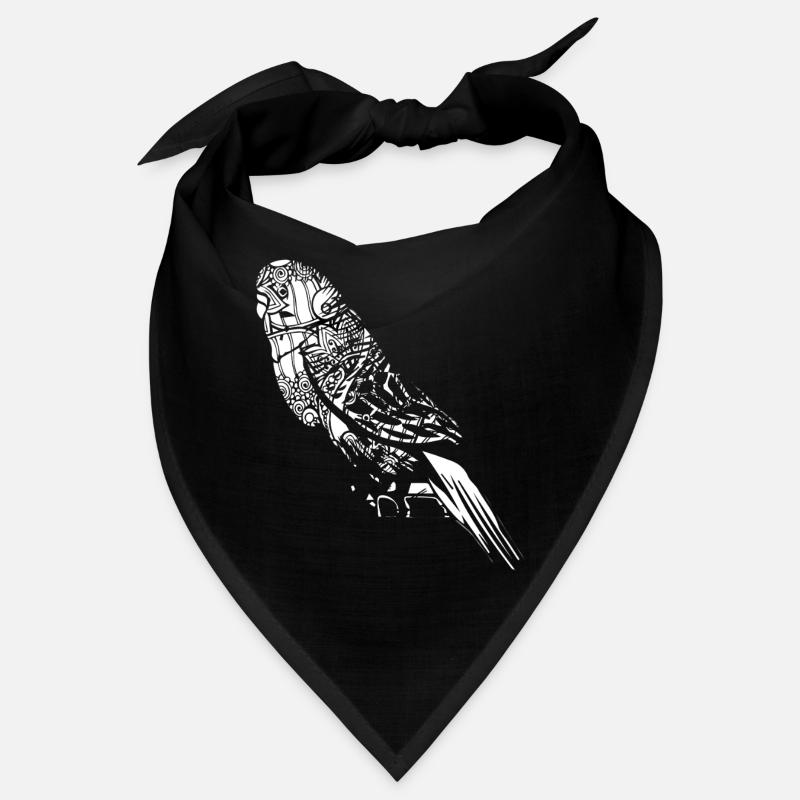 Parakeet Floral Pattern Bandana