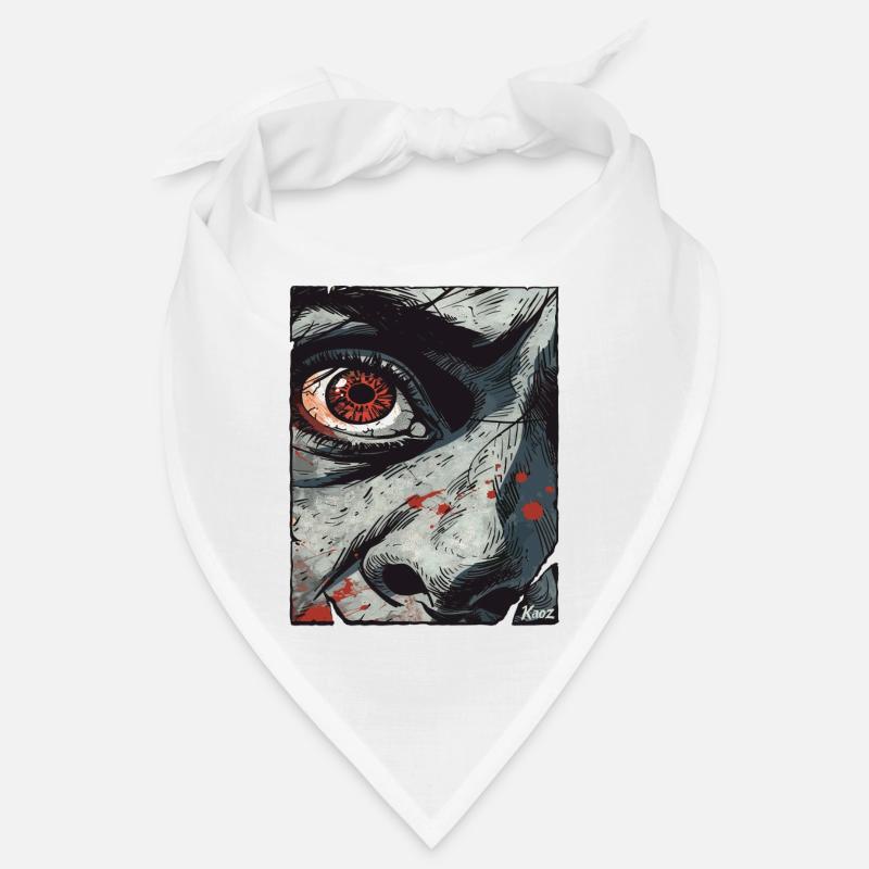 Intense eye in comic style Bandana