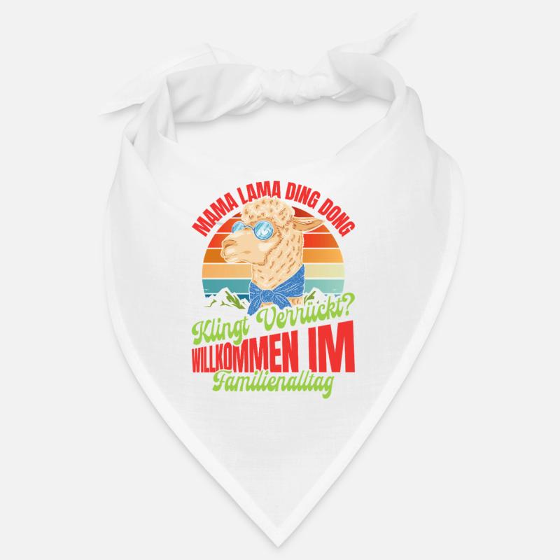 Werdende Mutter MAMA LAMA DING DONG Lustiges Bandana