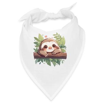 Faultiere Faultier - Bandana - Weiß - Vorne
