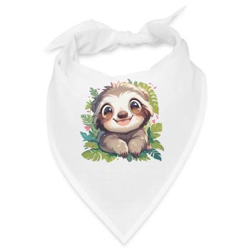 Faultiere Faultier - Bandana - Weiß - Vorne
