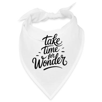 ZEIT BRAUCHEN - Bandana - Weiß - Vorne