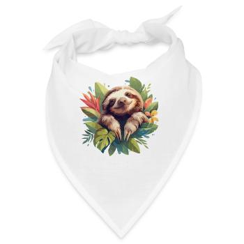 Faultiere Faultier - Bandana - Weiß - Vorne