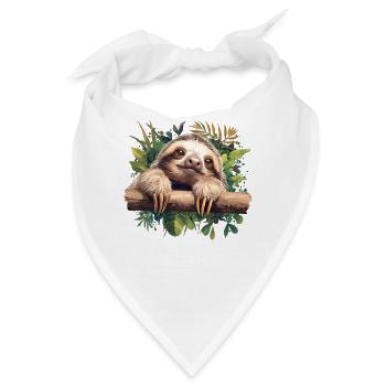Faultiere Faultier - Bandana - Weiß - Vorne