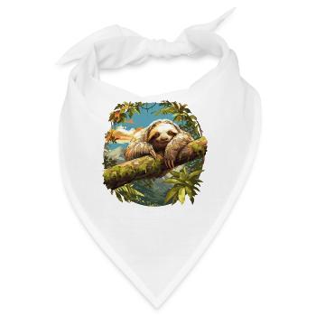 Faultiere Faultier - Bandana - Weiß - Vorne