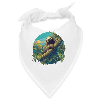 Faultiere Faultier - Bandana - Weiß - Vorne
