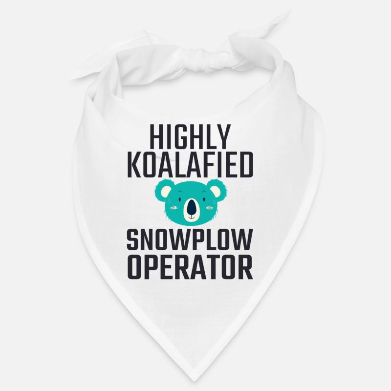 Snowplow Operator Koalafied Schneepflugfahrer Bandana