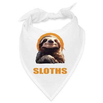 Faultiere Faultier - Bandana - Weiß - Vorne