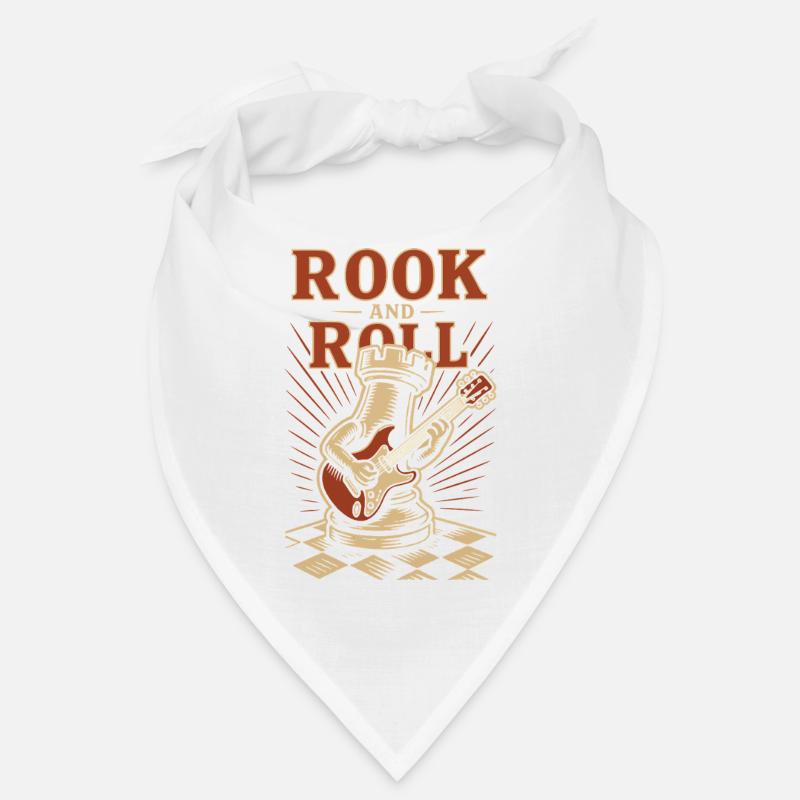 Rook And Roll Chess Player Board Game Fun Bandana