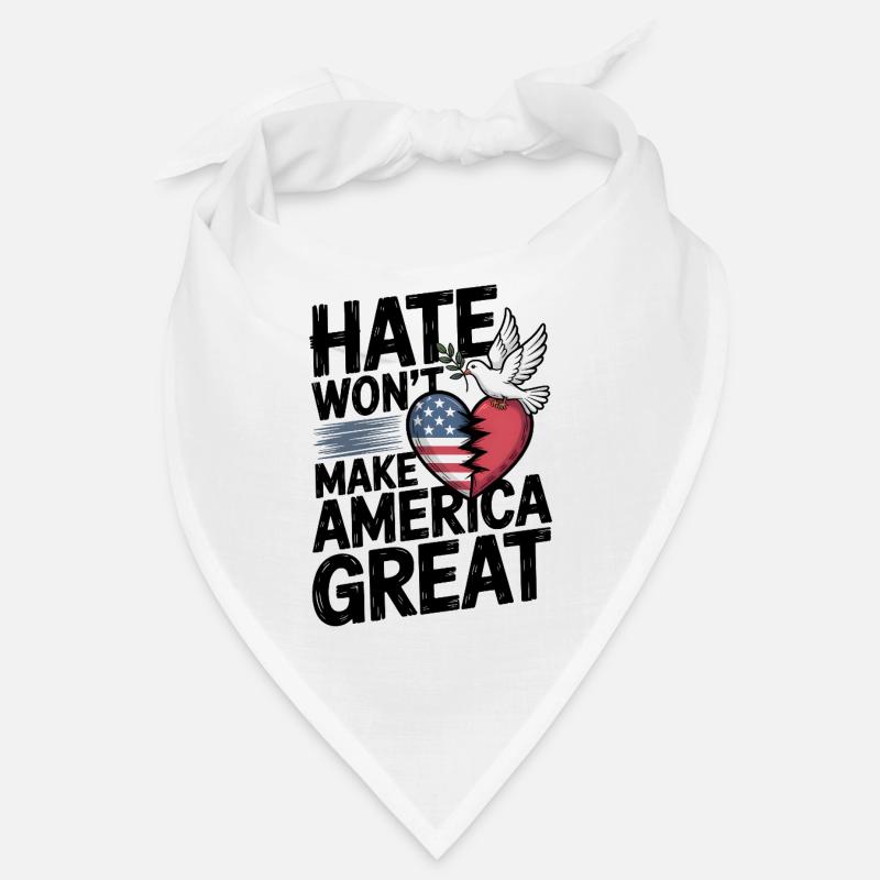 Hass wird Amerika nicht groß machen Bandana