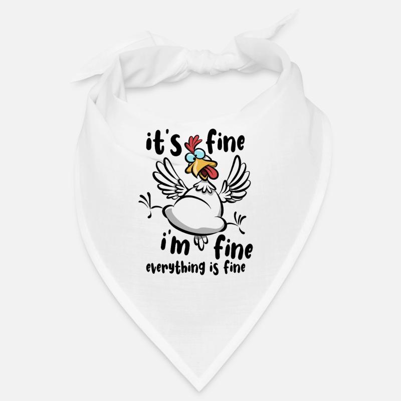 Chicken - It's fine, I'm fine, everything is fine Bandana