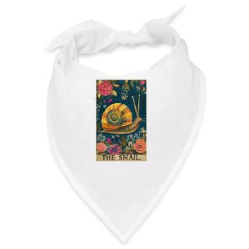 Schnecken Schnecke - Bandana - Weiß - Vorne