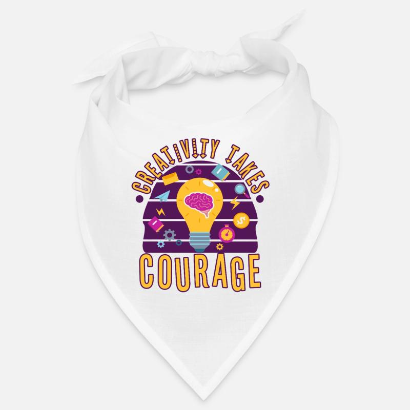 La créativité demande du courage Bandana