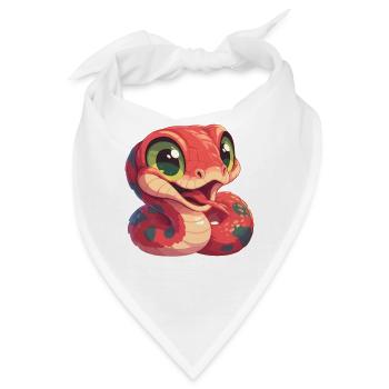 Schlangen Schlange - Bandana - Weiß - Vorne