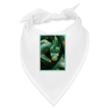 Schlangen Schlange - Bandana - Weiß - Vorne
