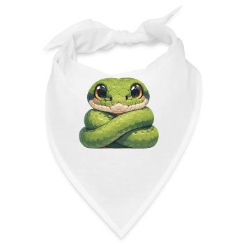 Schlangen Schlange - Bandana - Weiß - Vorne