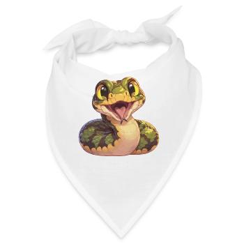 Schlangen Schlange - Bandana - Weiß - Vorne