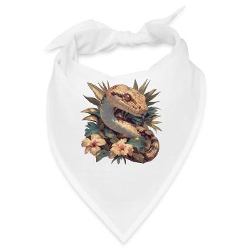 Schlangen Schlange - Bandana - Weiß - Vorne