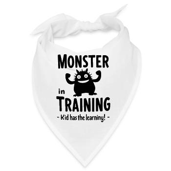 Monster Fun - Bandana - Weiß - Vorne