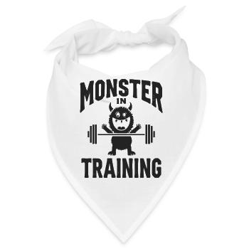 Monster Fun - Bandana - Weiß - Vorne