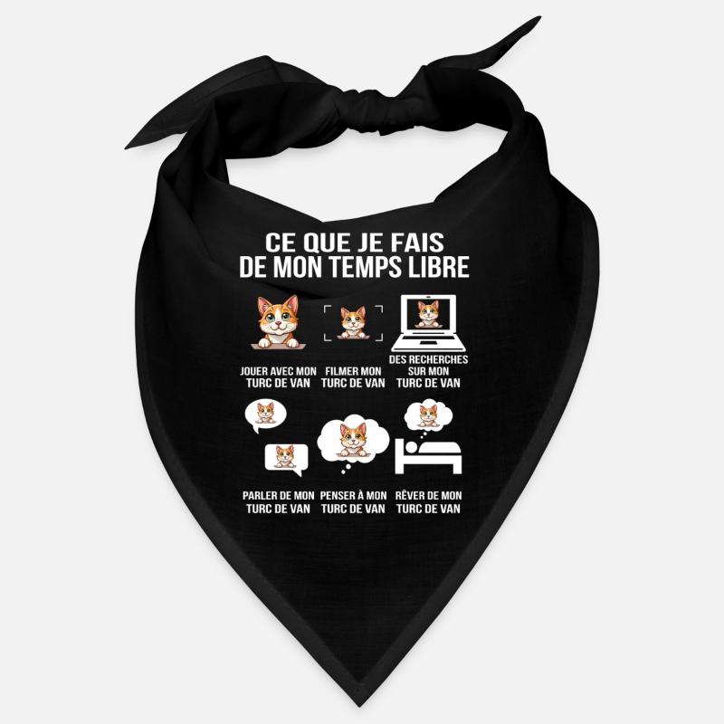 Ce que je fais de mon temps libre Chat Turc de Van Bandana