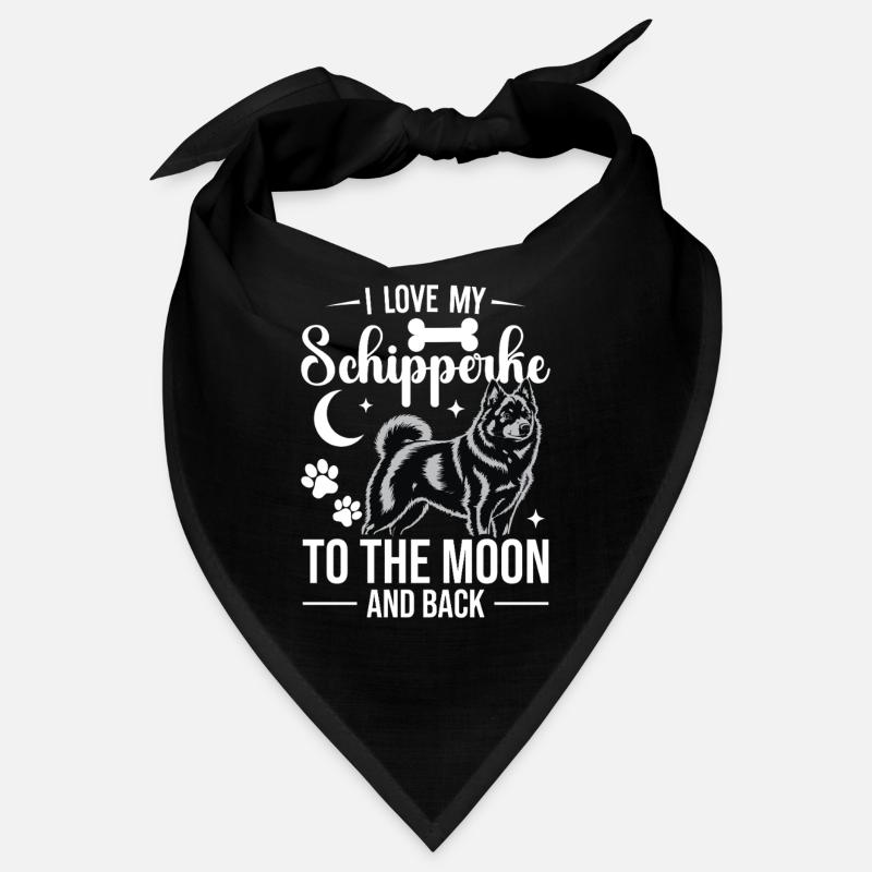 J’adore mon Schipperke to the moon et Backi Bandana