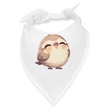 Spatzen Spatz - Bandana - Weiß - Vorne