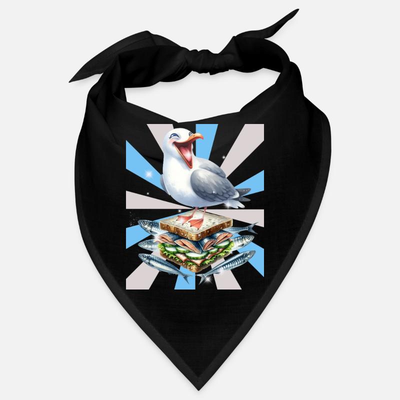 Reto Seagull Seagulls Sandwidsch Hareng Bandana