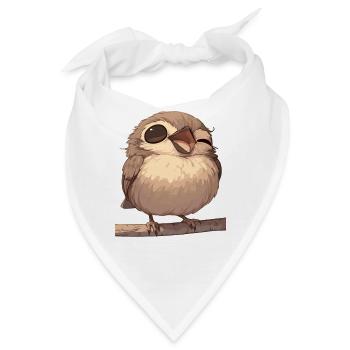 Spatzen Spatz - Bandana - Weiß - Vorne