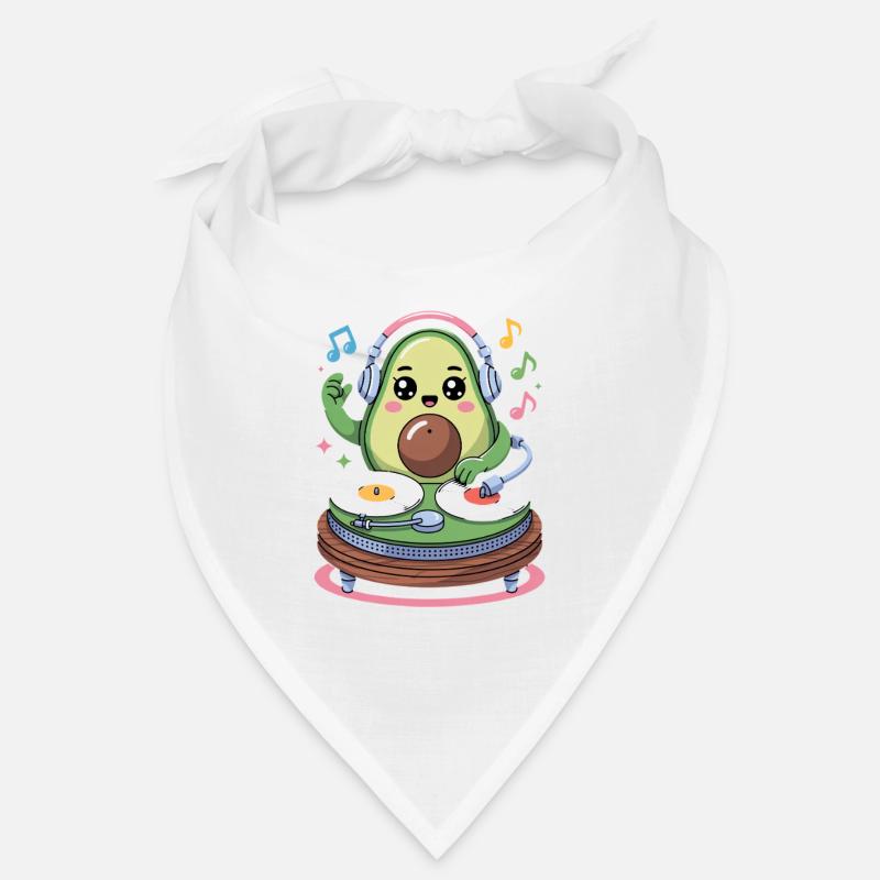 Musical Avocado DJ Party Bandana