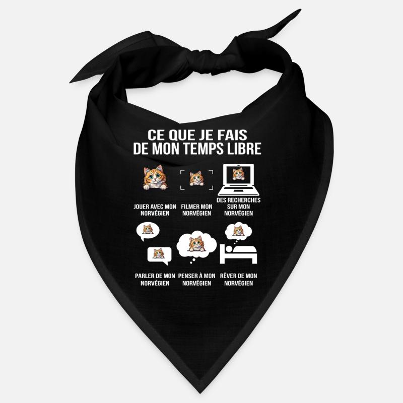 Ce que je fais de mon temps libre Norvégien Bandana
