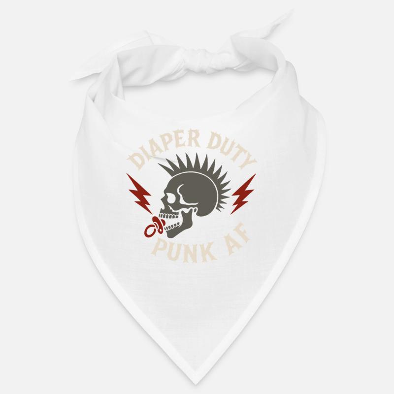 Punk Dad Alternative Vaterschaft Rebellischer Bandana