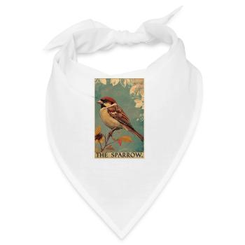 Spatzen Spatz - Bandana - Weiß - Vorne
