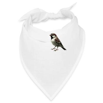 Spatzen Spatz - Bandana - Weiß - Vorne