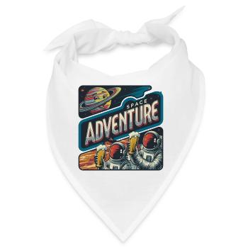 ASTRONAUTEN-ABENTEUER - Bandana - Weiß - Vorne