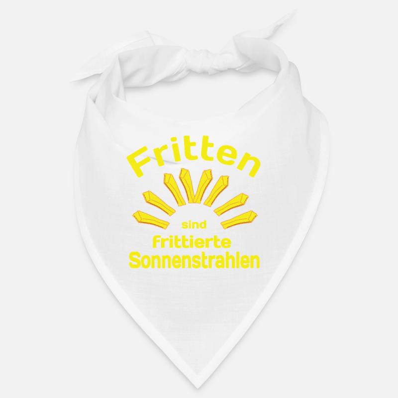 Fritten Spruch Sonne Bandana