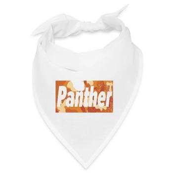 Panther Roar Camouflage Wild Jungle Animal - Bandana - Weiß - Vorne