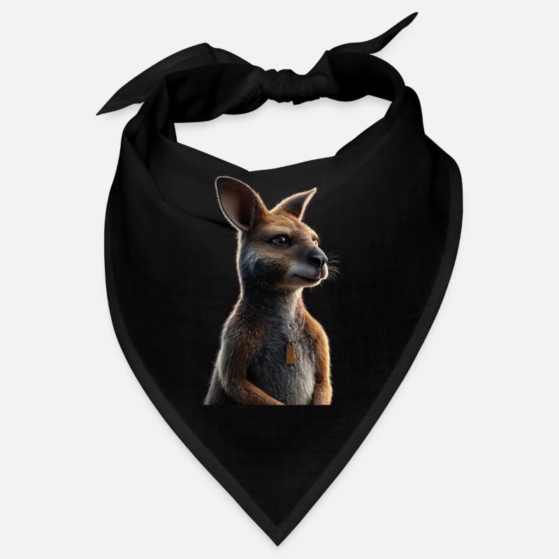 Wallaby Australien Outback Wildes Süßes Känguru Bandana