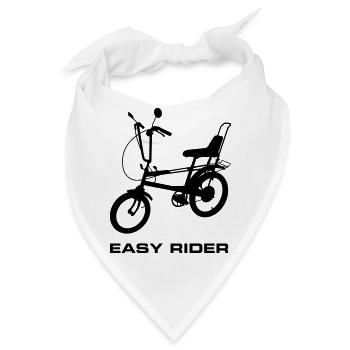 Chopper-Design. - Bandana - Weiß - Vorne
