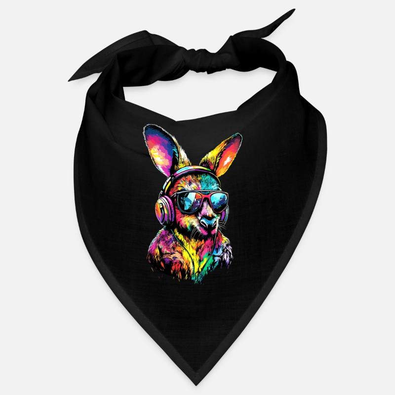 Wallaby Australien Outback Wildes Süßes Känguru Bandana