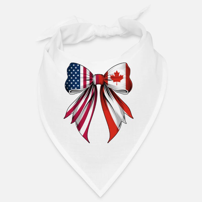 Coquette Bow Canada Roots Heritage Canadian Pride Bandana
