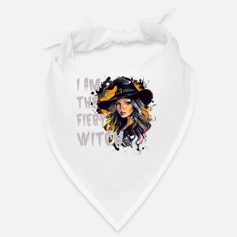 Spooky Pin-up Witch Halloween Bandana