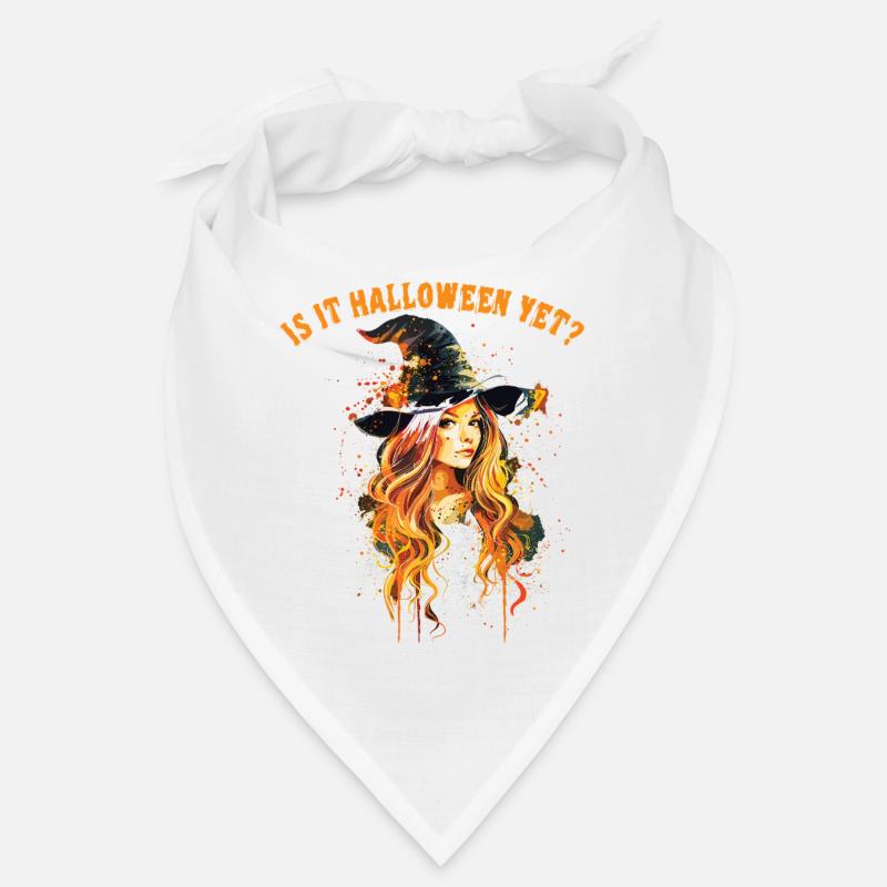 Effrayant Pin-up Sorcière Halloween Bandana