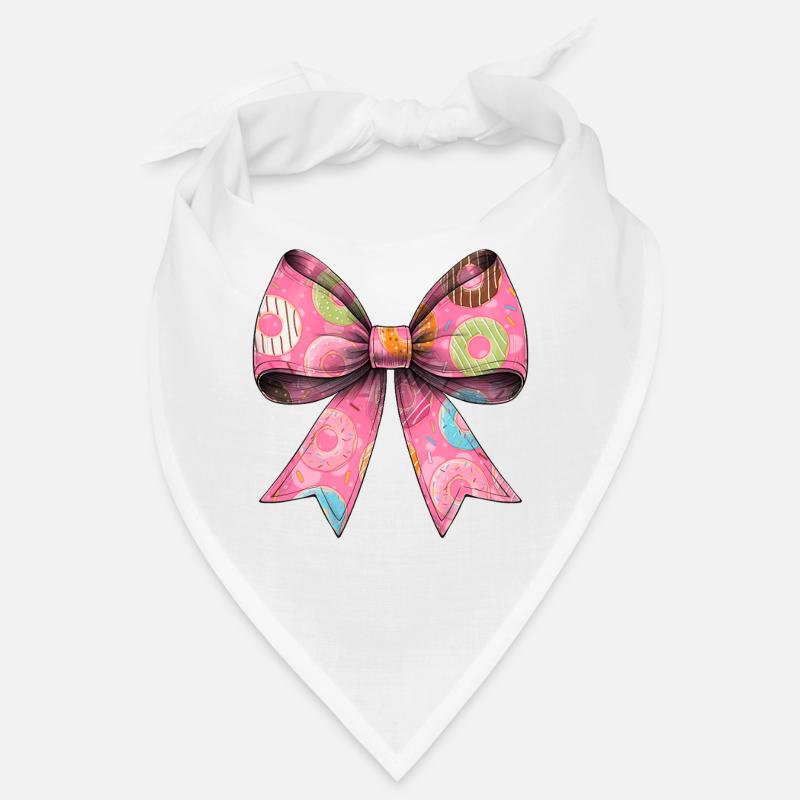 Coquette Bow Donuts Donuts Sprinkles Pattern Bandana