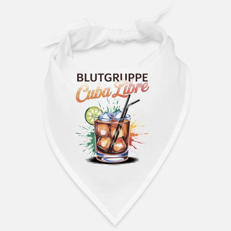 Blutgruppe Cuba Libre Cocktail Barkeeper Bandana